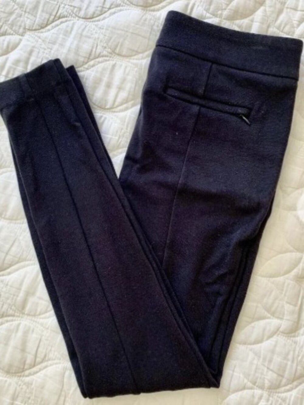 Loft seamed legging with pockets and zip fly, size 0P